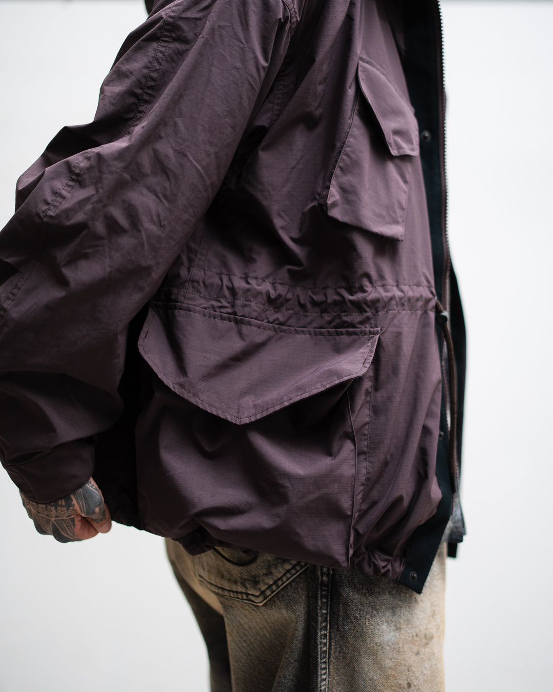 CABARET POVAL Nylon Combat Jacket