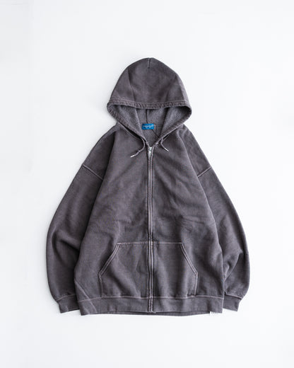 TOWNCRAFT 90s PIGMENT FULL ZIP HOODIE