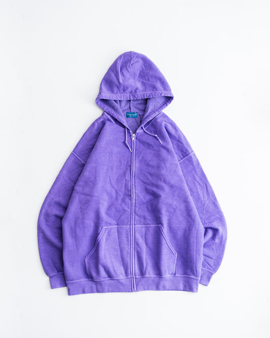 TOWNCRAFT 90s PIGMENT FULL ZIP HOODIE