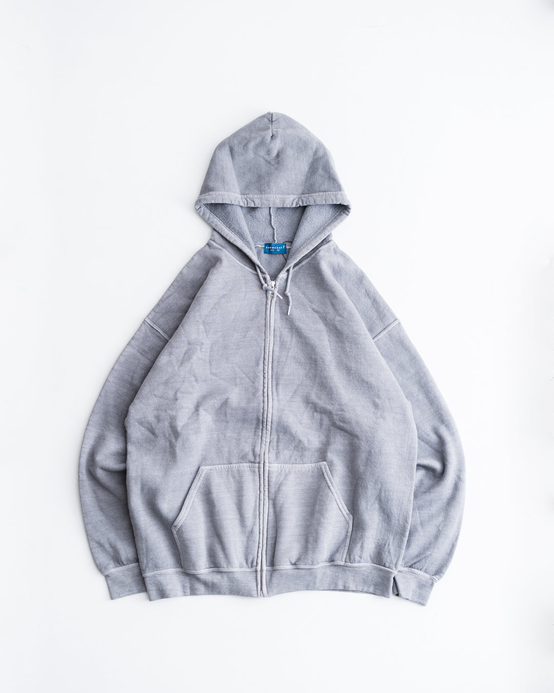 TOWNCRAFT 90s PIGMENT FULL ZIP HOODIE