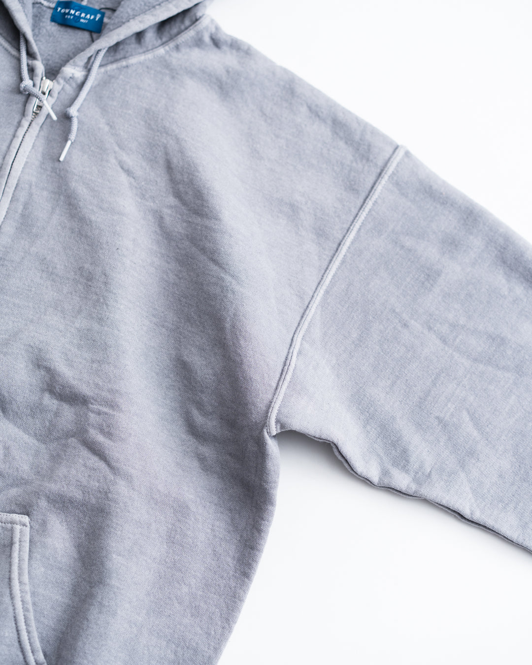 TOWNCRAFT 90s PIGMENT FULL ZIP HOODIE