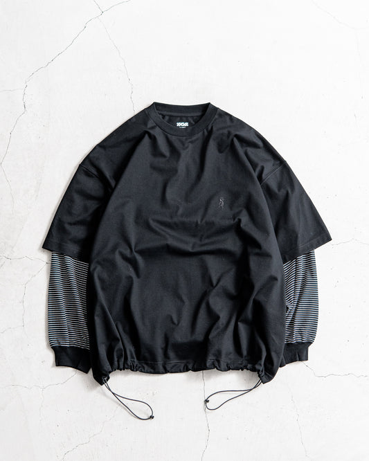 is-ness BALLOON LAYERED LONG SLEEVE T SHIRT