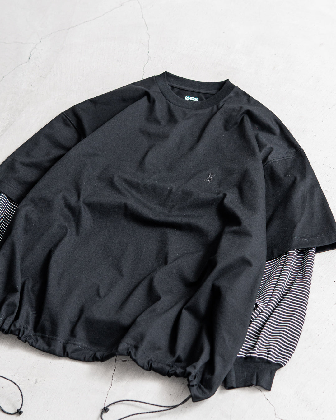 is-ness BALLOON LAYERED LONG SLEEVE T SHIRT
