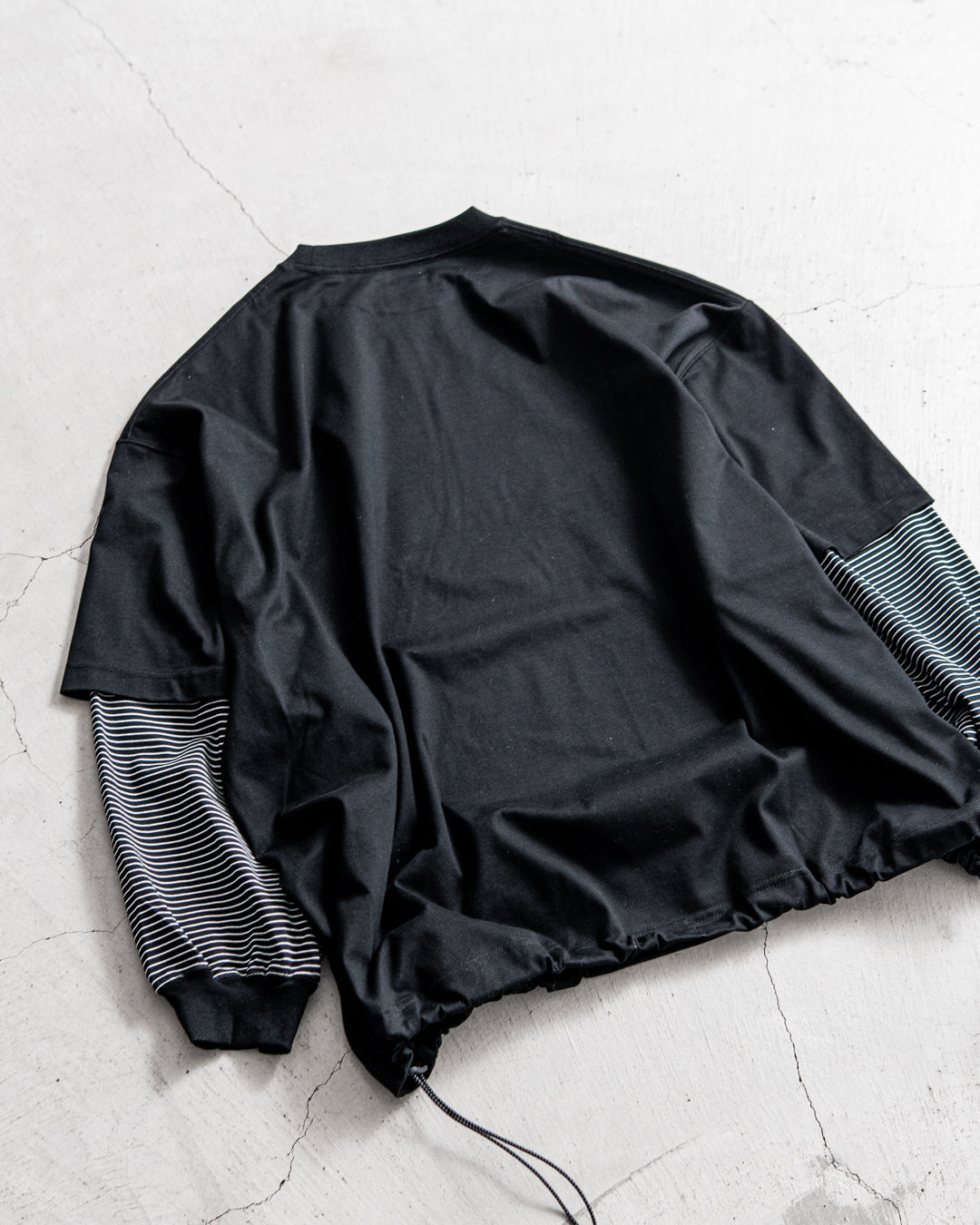 is-ness BALLOON LAYERED LONG SLEEVE T SHIRT