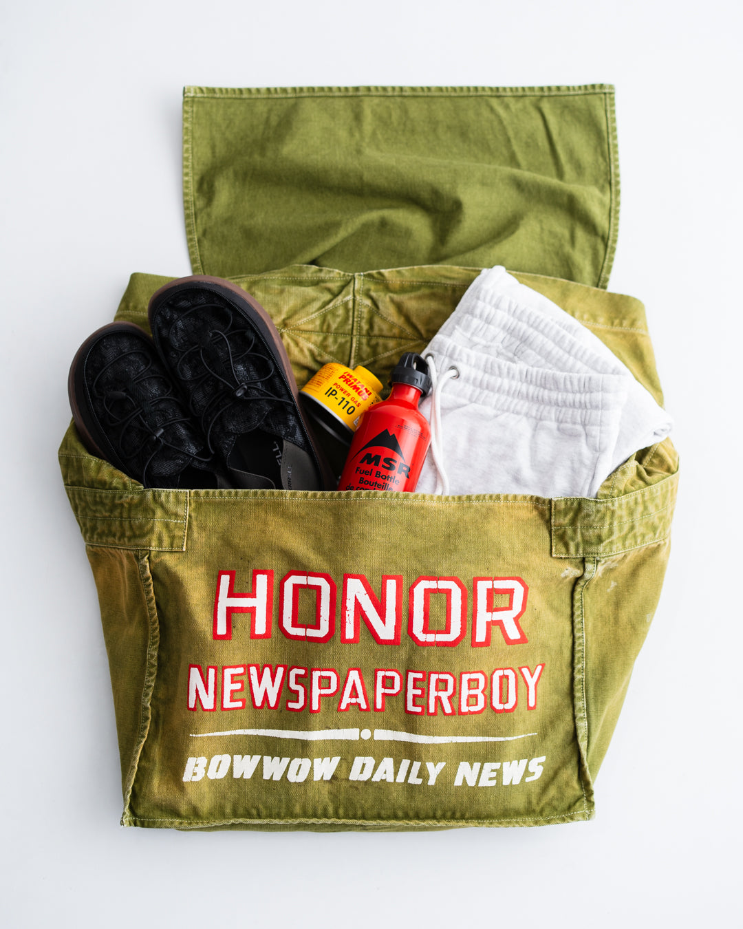 [8.29 sat 11:00 Release] BOWWOW WIDE STRAP NEWSPAPER BAG