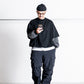 is-ness BALLOON LAYERED LONG SLEEVE T SHIRT