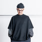 is-ness BALLOON LAYERED LONG SLEEVE T SHIRT