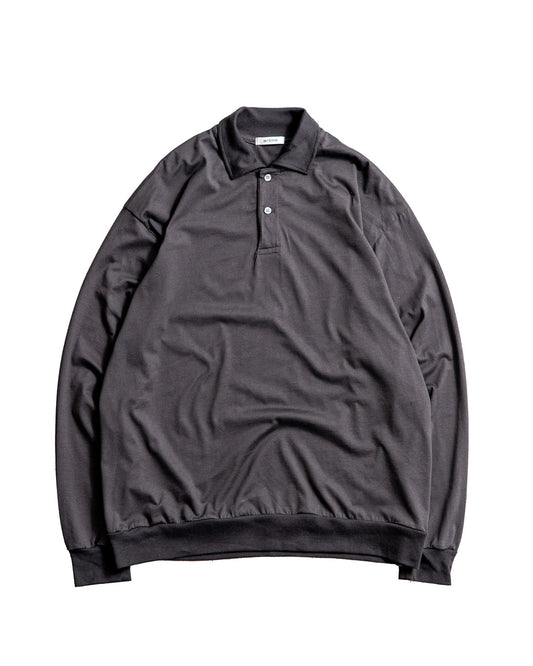 INTERIM HYPER BIG HIGH GAUGE SUVIN JERSEY LONG POLO SHIRT