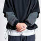 is-ness BALLOON LAYERED LONG SLEEVE T SHIRT