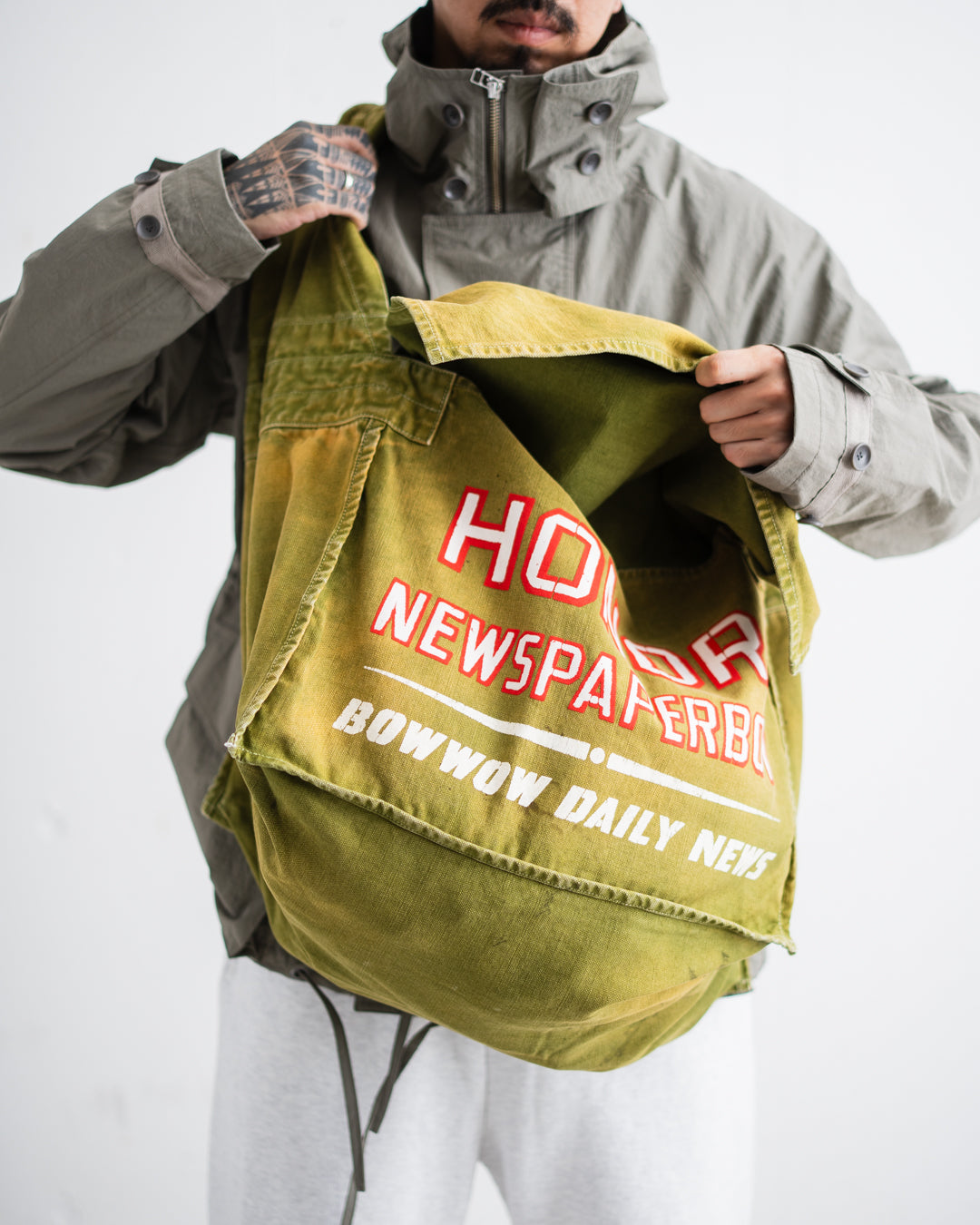 [8.29 sat 11:00 Release] BOWWOW WIDE STRAP NEWSPAPER BAG