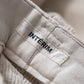INTERIM BELTED MIL BAGGY TROUSER - 9W LINEN COTTON CORDUROY