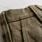 INTERIM HEAVY PIMA TWILL 1-TUCK FRENCH ARMY WIDE TAPERED TROUSER