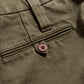 INTERIM HEAVY PIMA TWILL 1-TUCK FRENCH ARMY WIDE TAPERED TROUSER