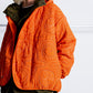 norbit Ainu quilted hood jacket
