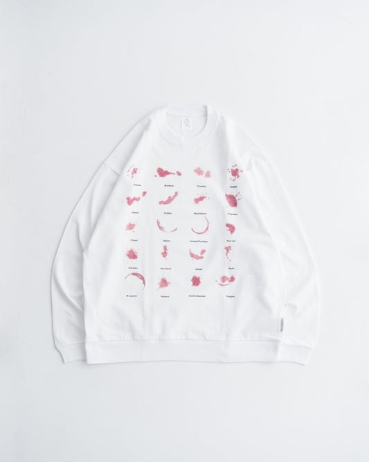 Somewhere in Tokyo Wine Stain Sweatshirt Tee Designed by SiT
