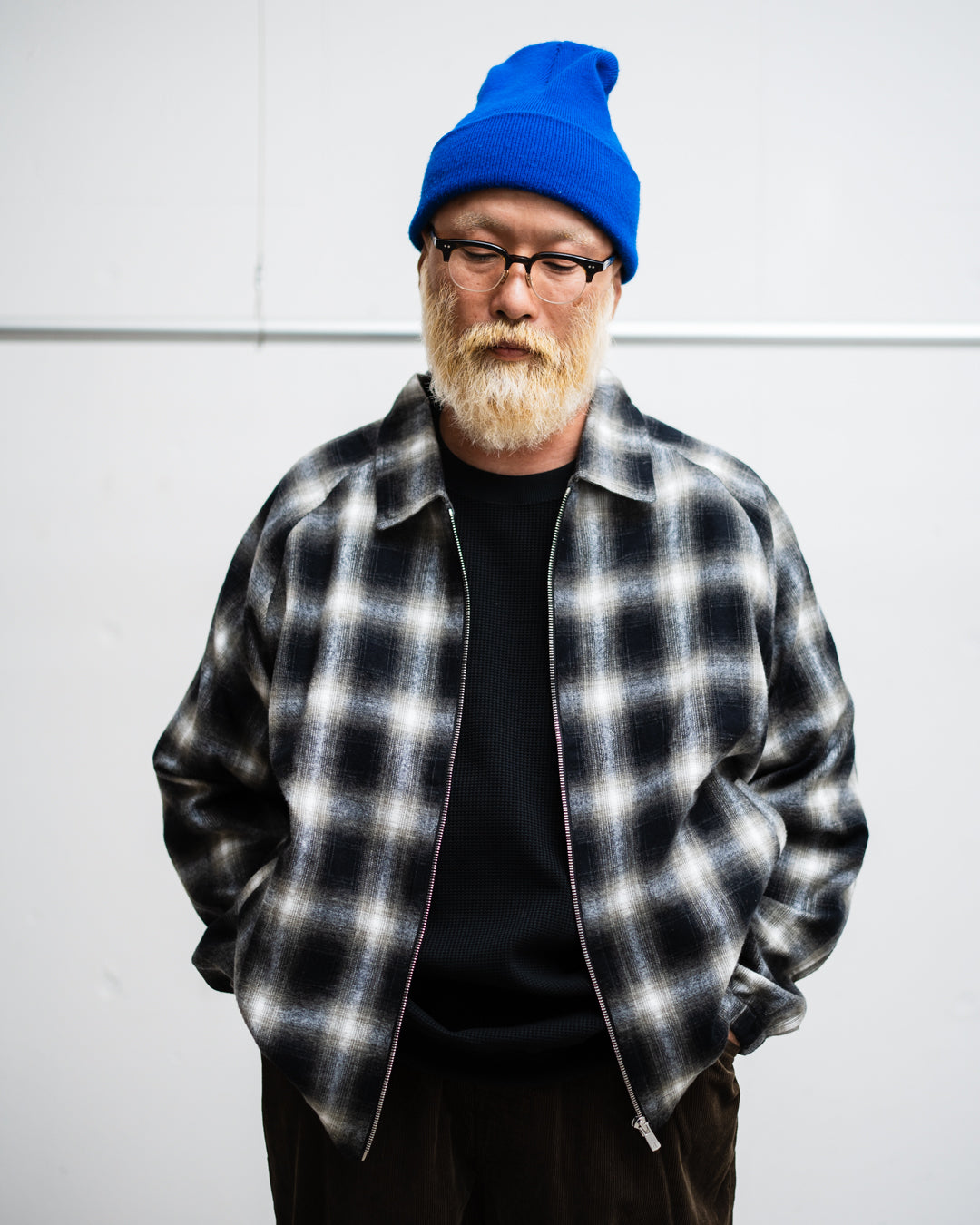 CABARET POVAL Ombre Check Drizzler Shirt