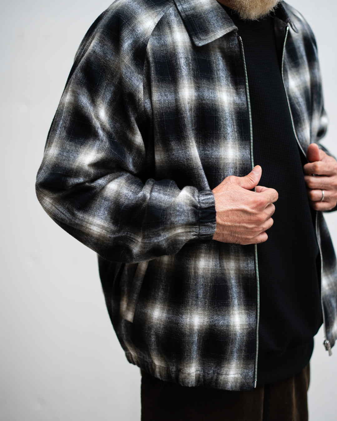 CABARET POVAL Ombre Check Drizzler Shirt