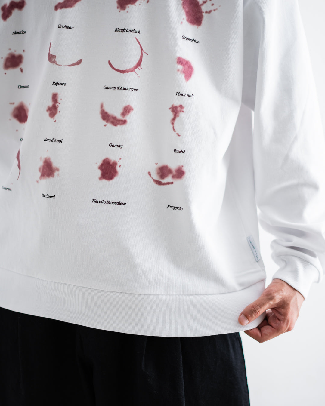 Somewhere in Tokyo Wine Stain Sweatshirt Tee Designed by SiT