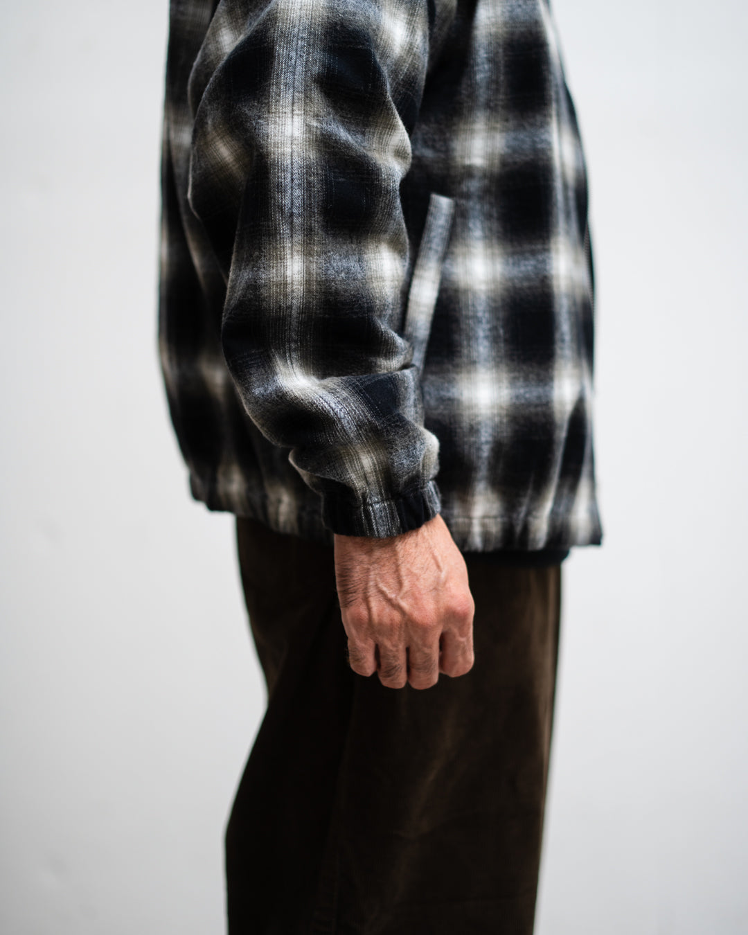 CABARET POVAL Ombre Check Drizzler Shirt