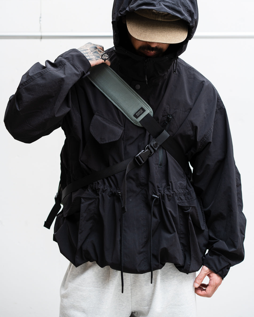 SEDAN ALL-PURPOSE Overdyed Nylon Messenger Bag