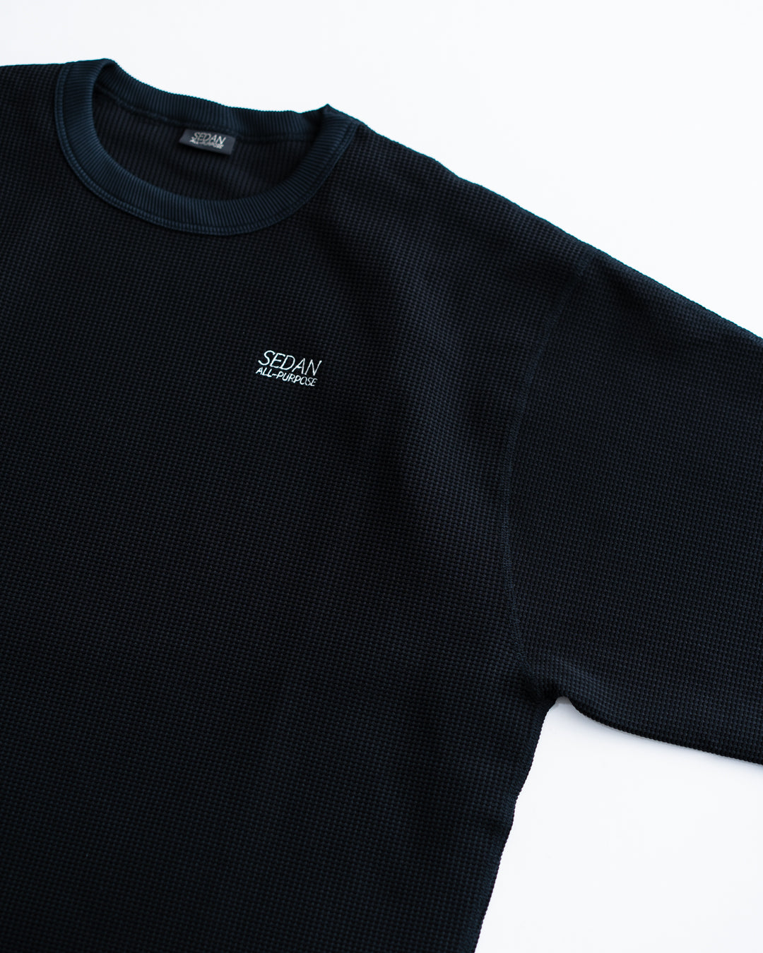[9.5 sat 12:00 Release] SEDAN ALL-PURPOSE OG Logo Waffle L/S Tee
