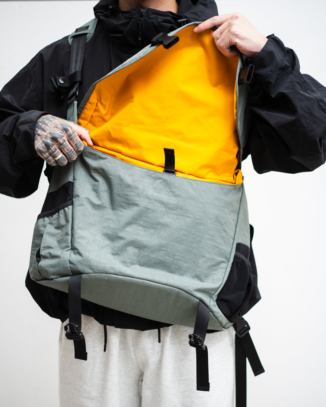 SEDAN ALL-PURPOSE Overdyed Nylon Messenger Bag