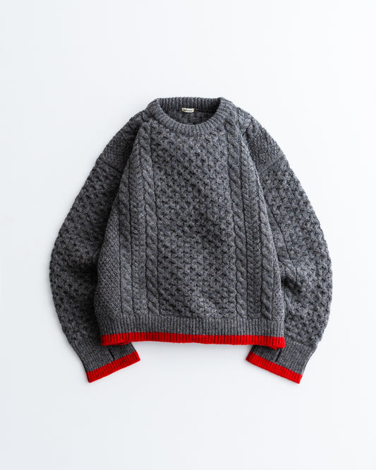 [LAST 1] refomed  "GUNTE" KNIT SWEATER
