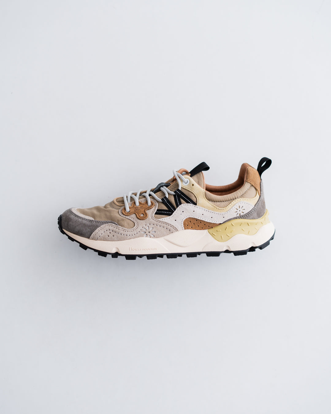 Flower MOUNTAIN YAMANO3 - BEIGE/GRAY/PALE YELLOW (FM63878)