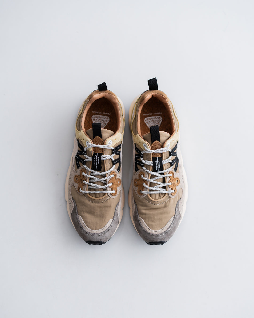 Flower MOUNTAIN YAMANO3 - BEIGE/GRAY/PALE YELLOW (FM63878)