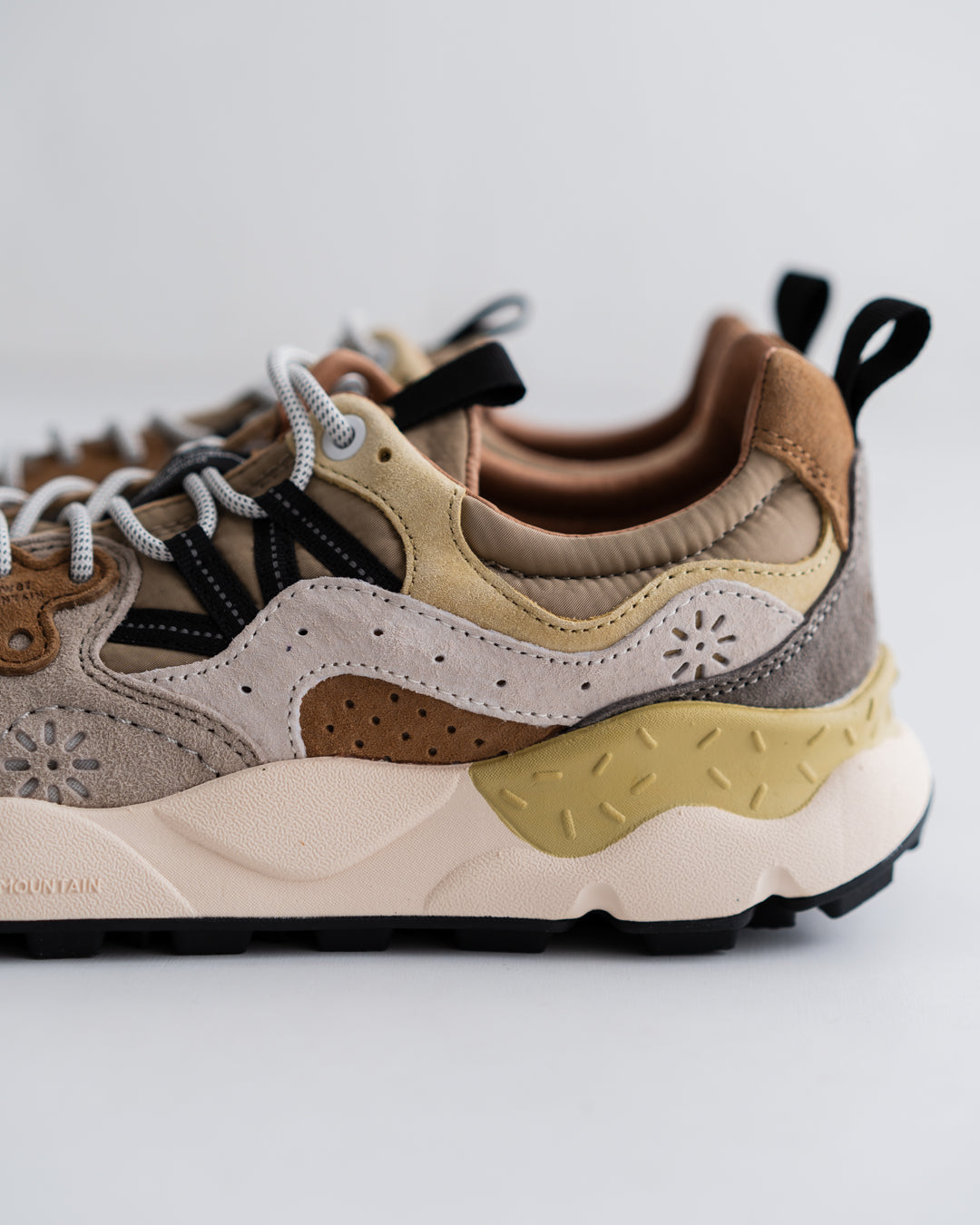 Flower MOUNTAIN YAMANO3 - BEIGE/GRAY/PALE YELLOW (FM63878)