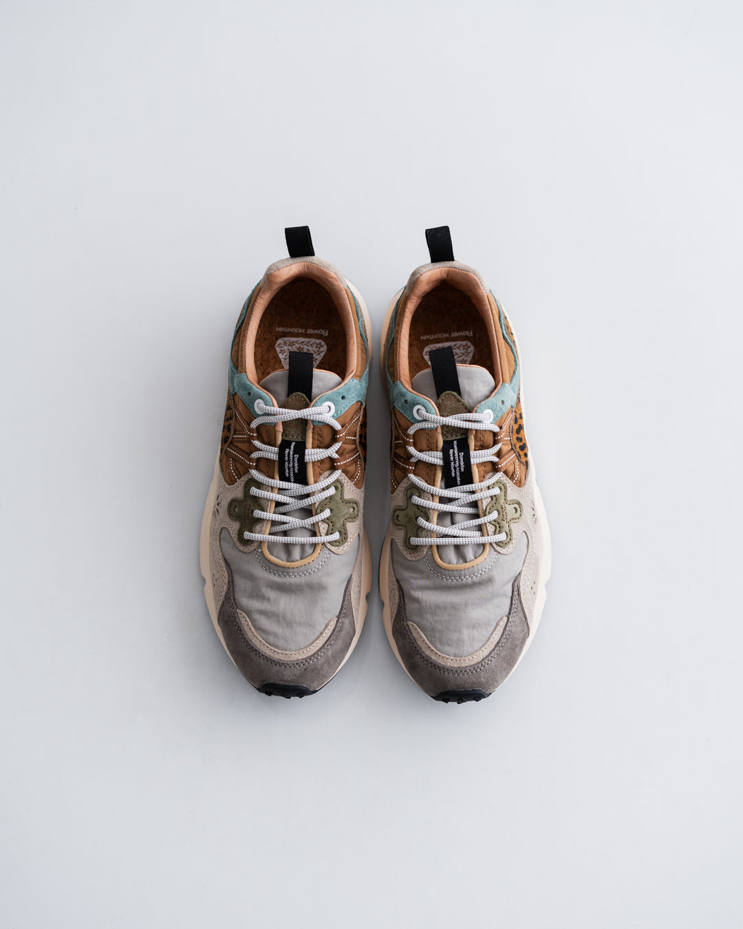 Flower MOUNTAIN YAMANO3 - GRAY/STONE/LEOPARD (FM63888)