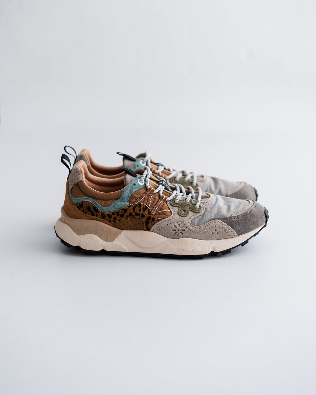 Flower MOUNTAIN YAMANO3 - GRAY/STONE/LEOPARD (FM63888)