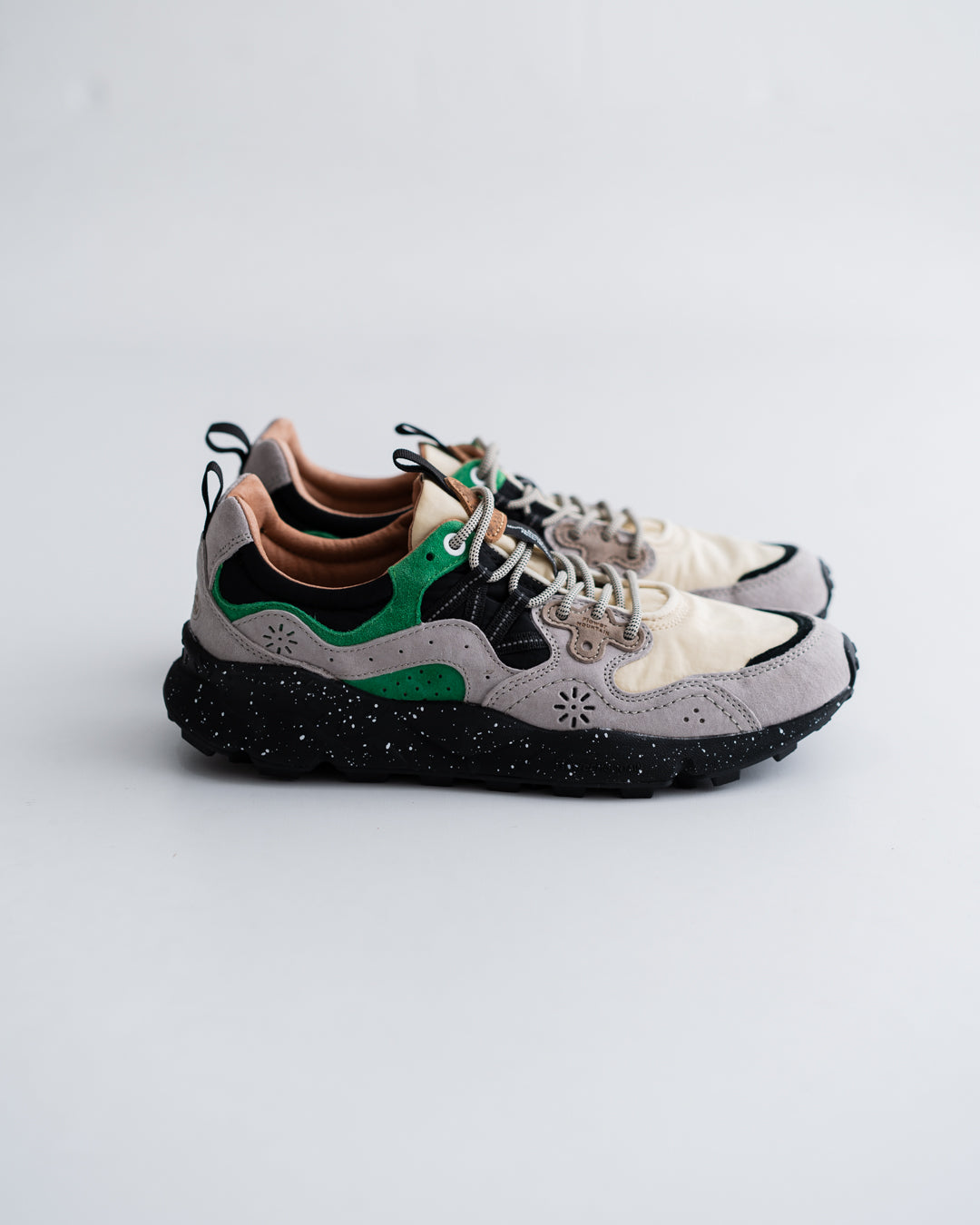 Flower MOUNTAIN YAMANO3 - BEIGE/GREEN (FM63093)