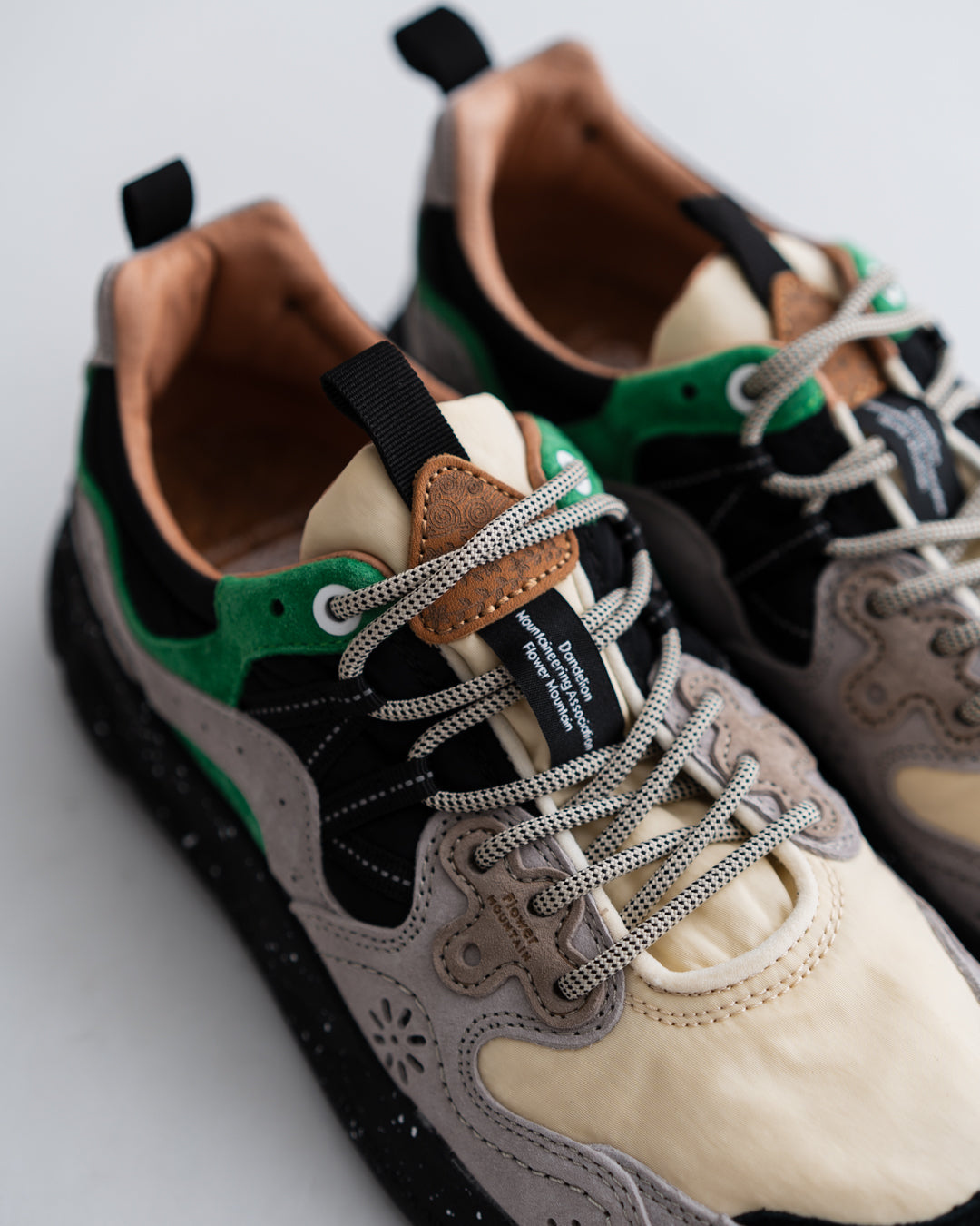 Flower MOUNTAIN YAMANO3 - BEIGE/GREEN (FM63093)