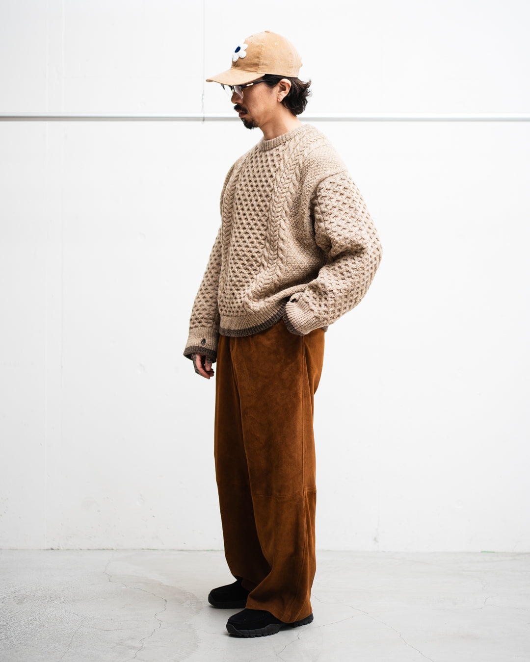 [LAST 1] refomed  "GUNTE" KNIT SWEATER
