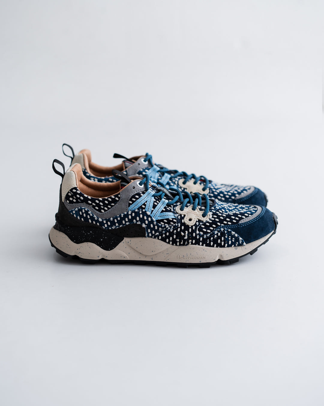 Flower MOUNTAIN YAMANO3 - BLUE/SASHIKO/MIKAWA (FM63910)