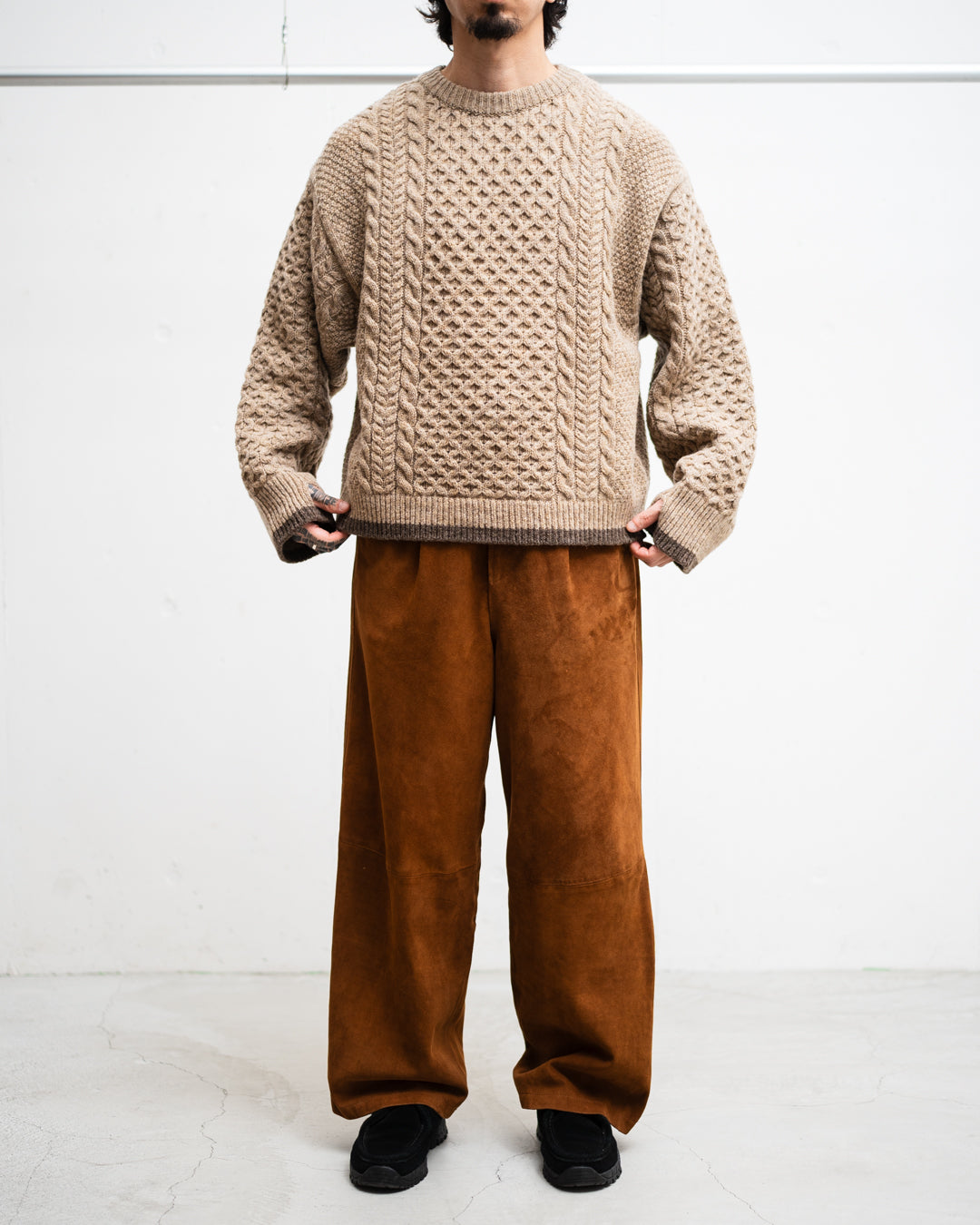 [LAST 1] refomed  "GUNTE" KNIT SWEATER