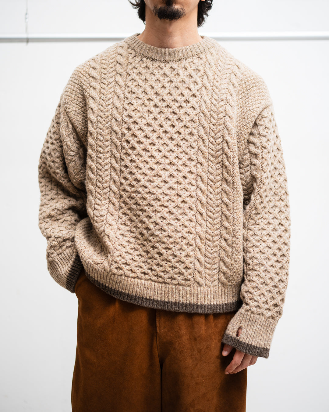 [LAST 1] refomed  "GUNTE" KNIT SWEATER
