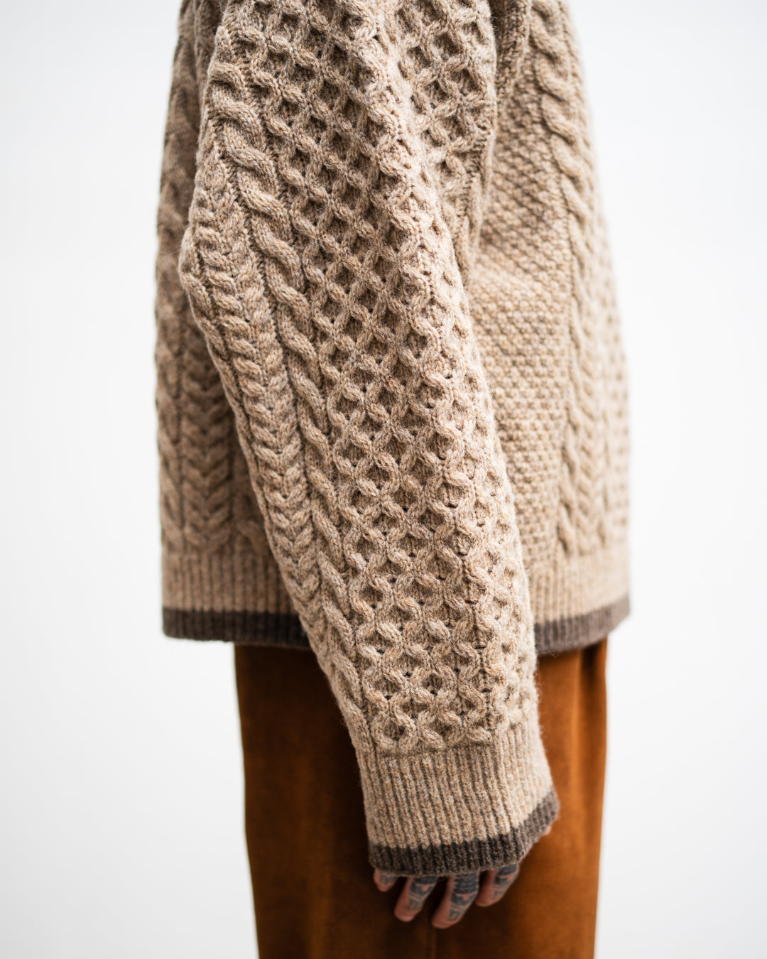 [LAST 1] refomed  "GUNTE" KNIT SWEATER