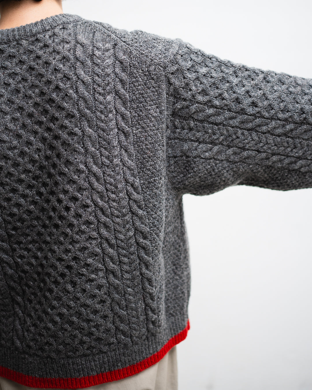 [LAST 1] refomed  "GUNTE" KNIT SWEATER