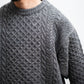 [LAST 1] refomed  "GUNTE" KNIT SWEATER