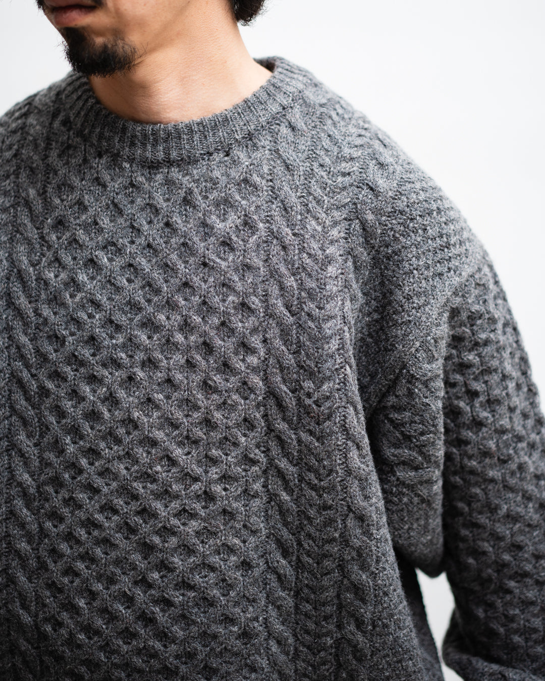 [LAST 1] refomed  "GUNTE" KNIT SWEATER