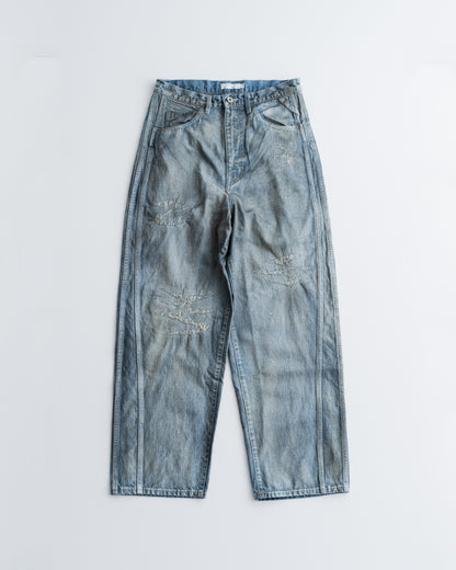 [LAST 1] ROTOL TRIPLE SEAMS 6P DENIM BORO