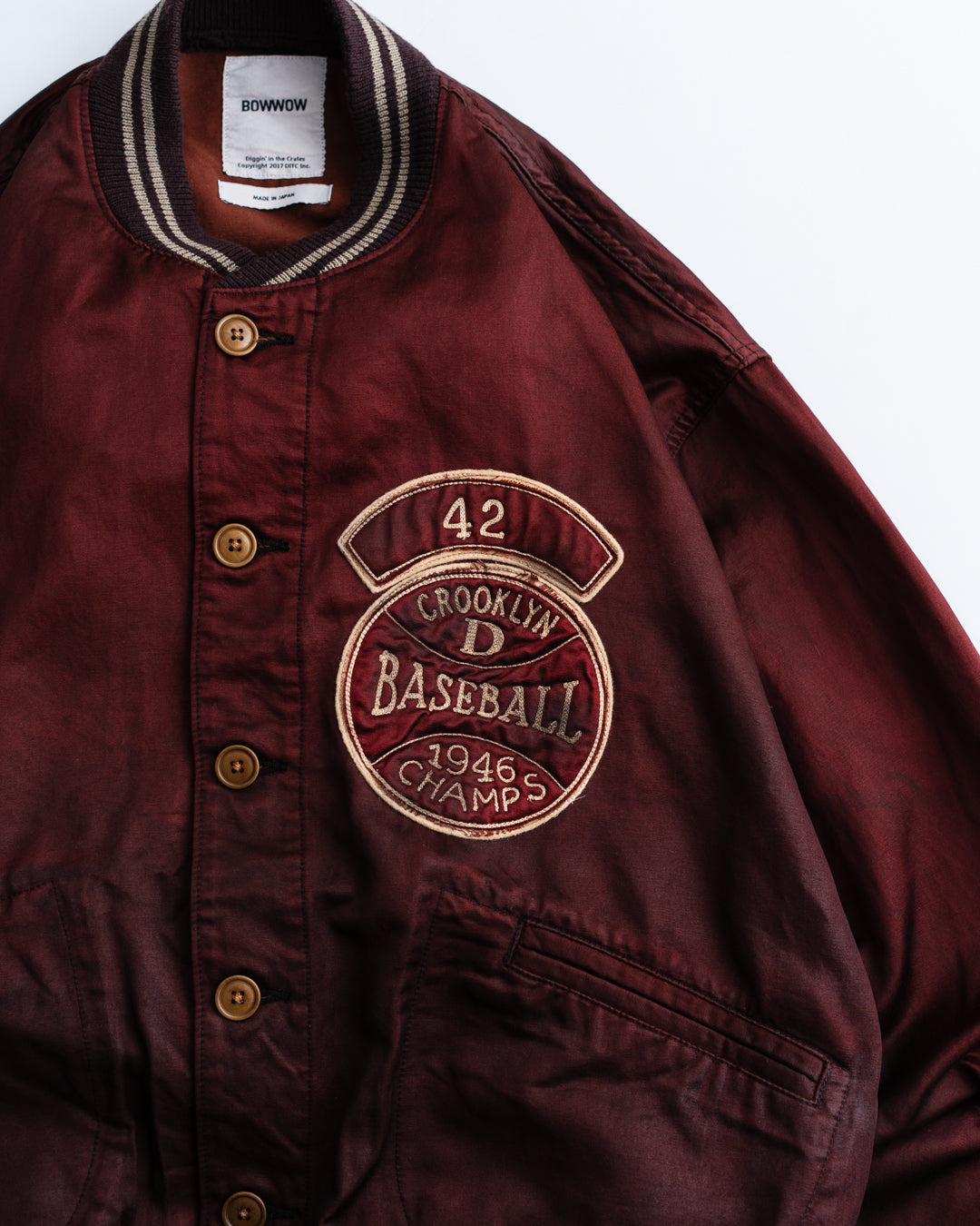 [LAST 1] BOWWOW BASEBALL CHAMPION SATIN JACKET AGED