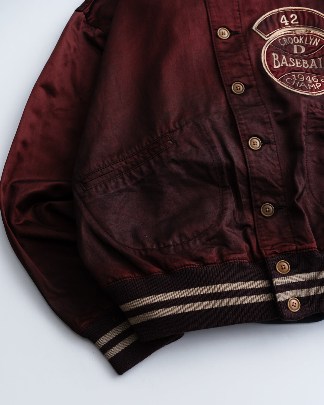 [LAST 1] BOWWOW BASEBALL CHAMPION SATIN JACKET AGED