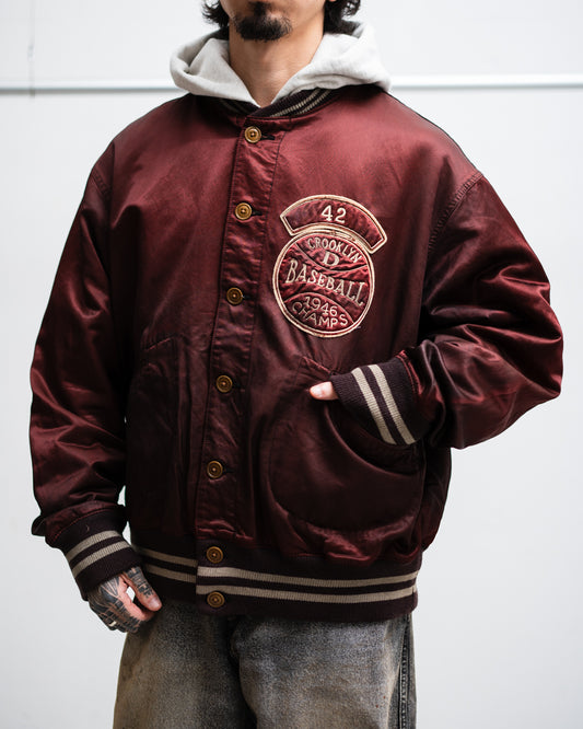 [LAST 1] BOWWOW BASEBALL CHAMPION SATIN JACKET AGED