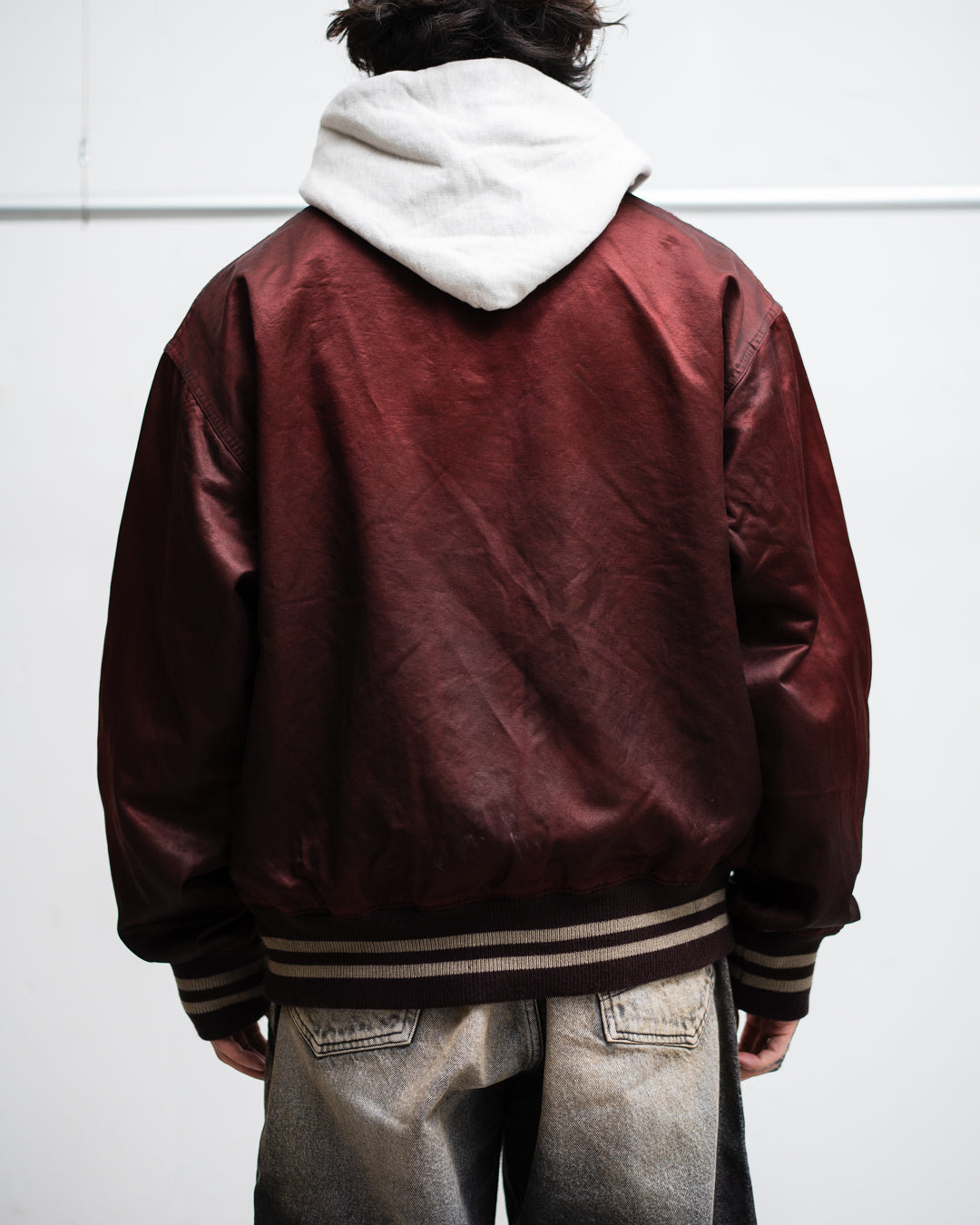 [LAST 1] BOWWOW BASEBALL CHAMPION SATIN JACKET AGED