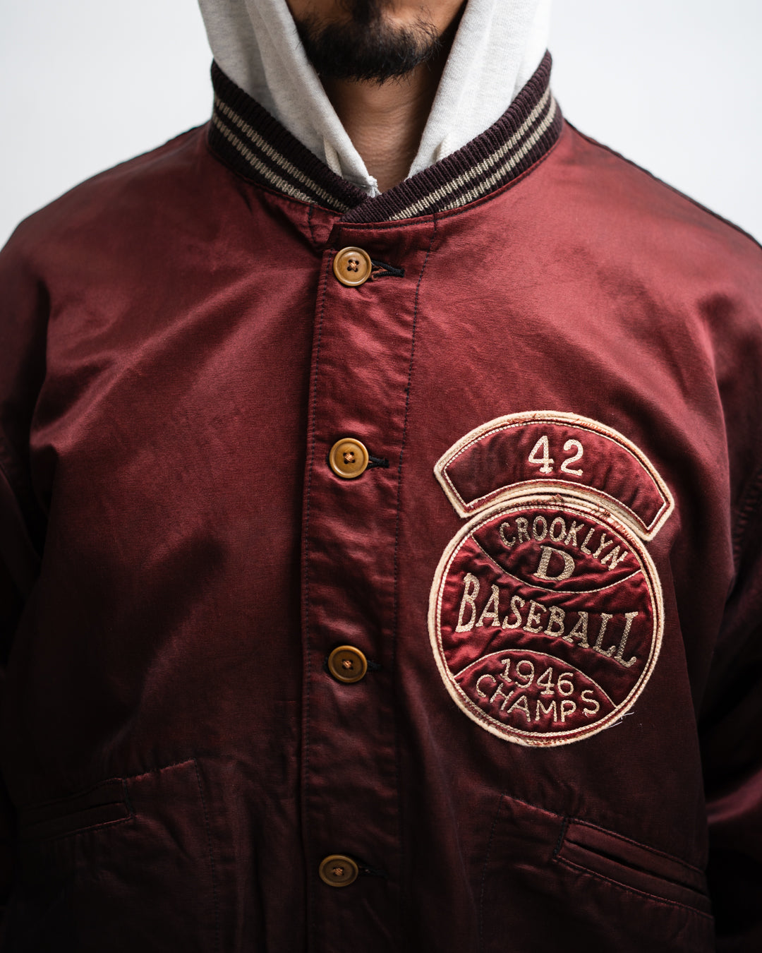 [LAST 1] BOWWOW BASEBALL CHAMPION SATIN JACKET AGED