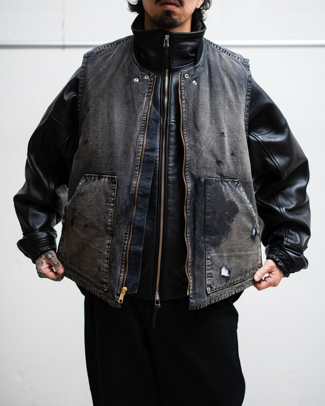 BOWWOW DUCK VEST AGED