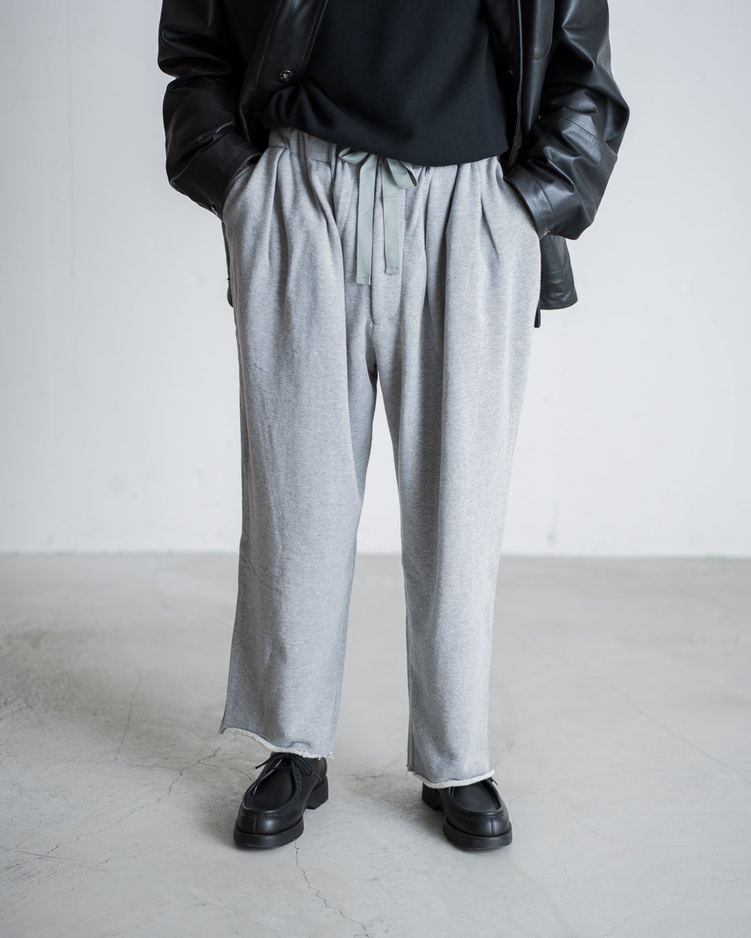 Sillage loop wheel baggy trousers